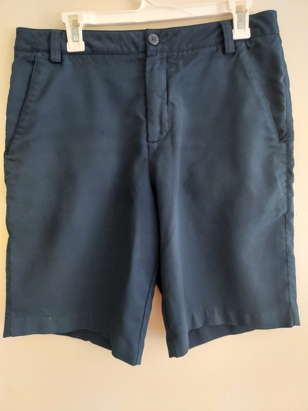 Mens Puma Golf, Deep Blue Flat-Front Shorts